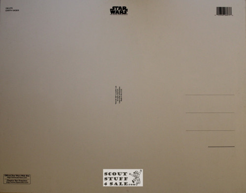 Star Wars Darth Vader Poster Postcard by Classico SF #182-079, 11x14"