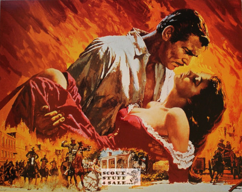 Gone With the Wind Movie Poster Postcard by Classico SF #182-107, 11x14"