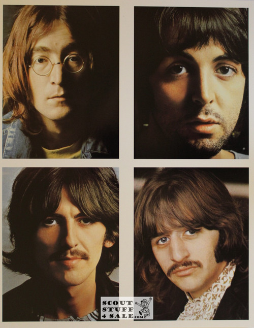 The Beatles Poster Postcard by Classico SF #182-122, 11x14"