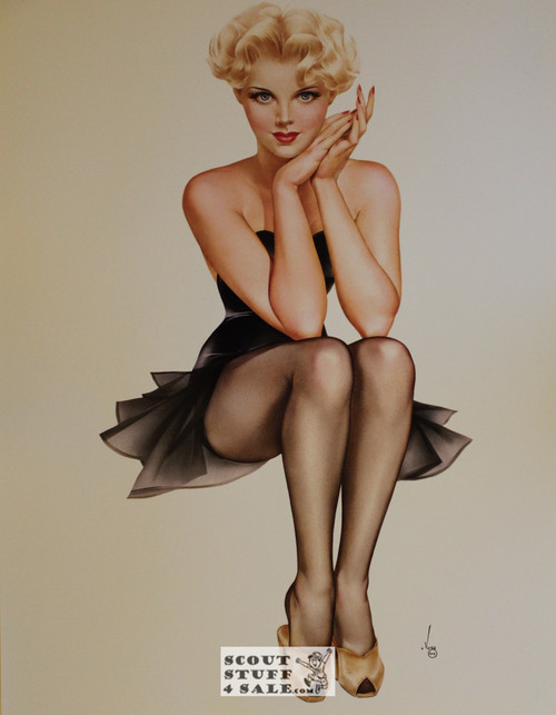 Alberto Vargas "Vargas Girl" Art Poster Postcard, Classico SF #182-178, 11x14"
