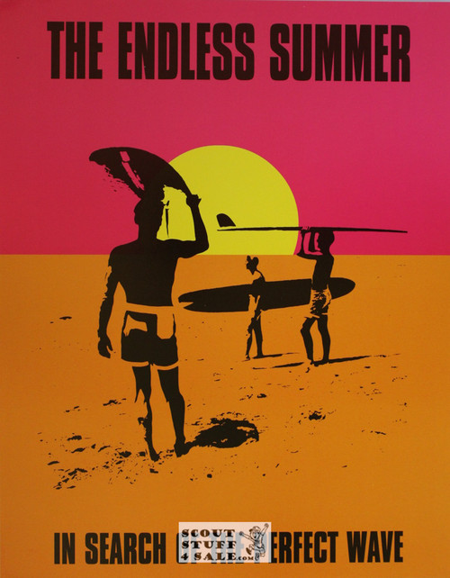 The Endless Summer Movie Poster Postcard by Classico SF #182-219, 11x14"