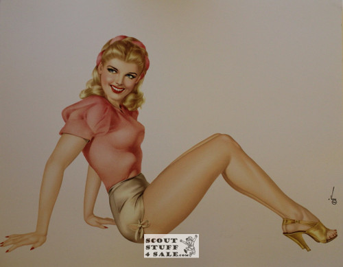 Alberto Vargas "Vargas Girl" Art Poster Postcard, Classico SF #182-224, 11x14"