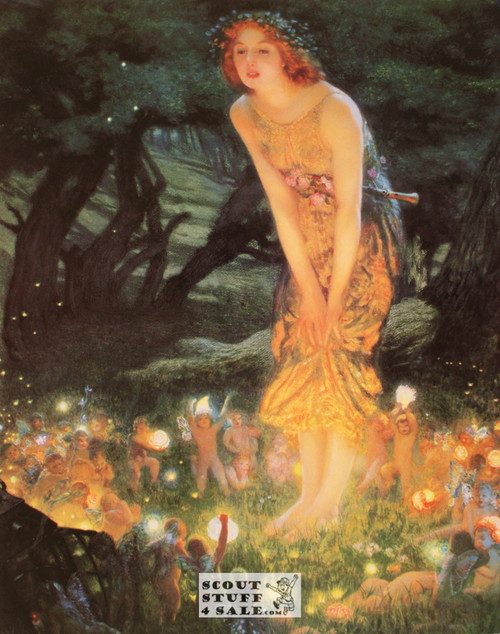 Midsummer Eve by Edward Robert Hughes Painting Poster Postcard by Classico SF #194-003, 11x14"