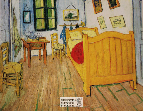Van Gogh's Bedroom by Vincent Van Gogh Painting Poster Postcard by Classico SF #194-010, 11x14"