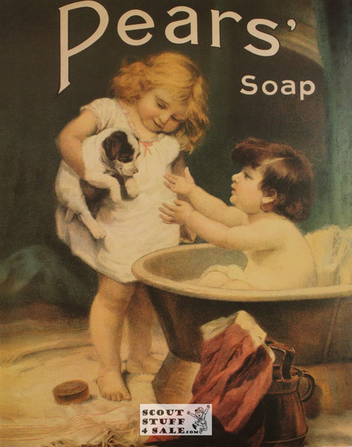 Pears Soap Advertising Poster Postcard by Classico SF #194-502, 11x14"