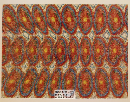 Craters Magic Eye 3D Optical Illusion Poster Postcard, Classico SF #536-013, 11x14"