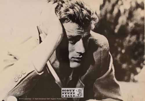 James Dean Vintage French Poster, Editions Nugeron #AF4, 11x15.25"