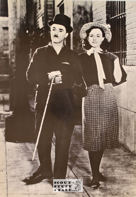 Charlie Chaplin Vintage French Poster, Editions Nugeron #AF15, 11x15.25"