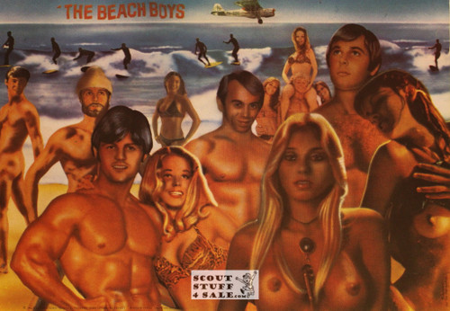 "The Beach Boys" Illustration Art, French Poster, Editions Nugeron #H64, 11x15.25"