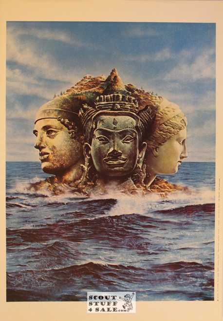 Illustration Art by Marcel Laverdet 1979, French Poster, Editions Nugeron #H96, 11x15.25"