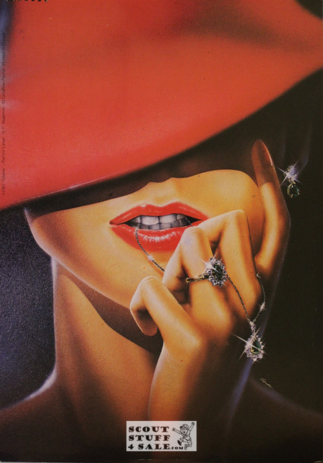 Illustration Art by Patrice Larue, French Poster, Editions Nugeron #H362, 11x15.25"