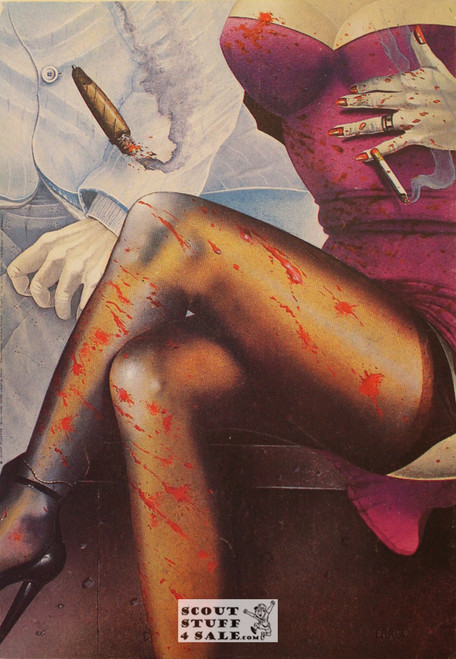 Illustration Art by Philippe Corre 1979, French Poster, Editions Nugeron #H20, 11x15.25"