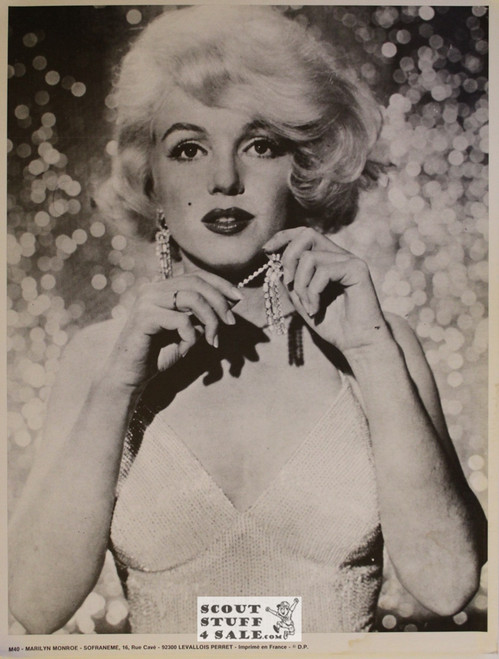 Marilyn Monroe Vintage French Poster, Sofraneme #M41, 11.5x15"