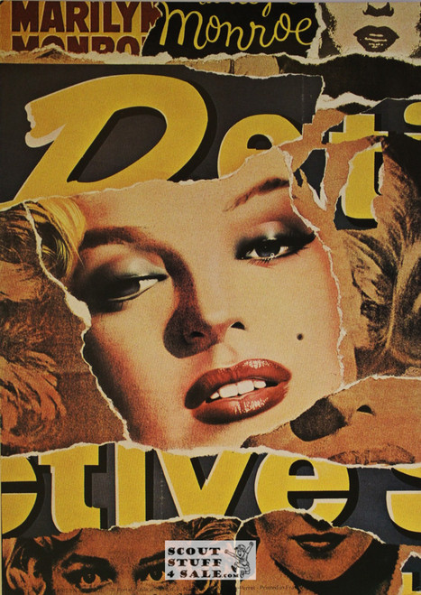 Marilyn Monroe Vintage French Poster, Editions Nugeron #STAR13, 10.5x15.25"