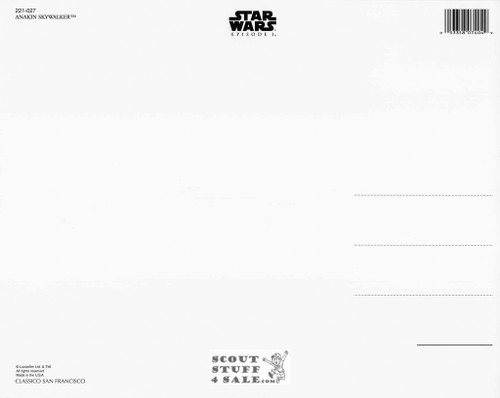 Star Wars Episode 1 Postcard, Anakin Skywalker, by Classico SF #221-027, 8x10"