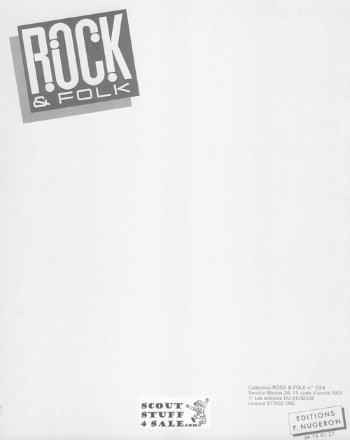 Rock & Folk Cover Sting 8x10" French Poster by Editions Nugeron #G24