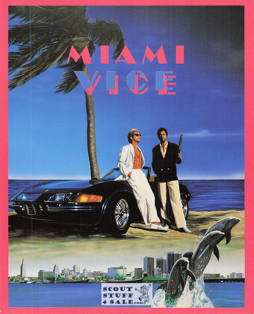 Miami Vice 8x10" French Poster by Editions Nugeron #G34