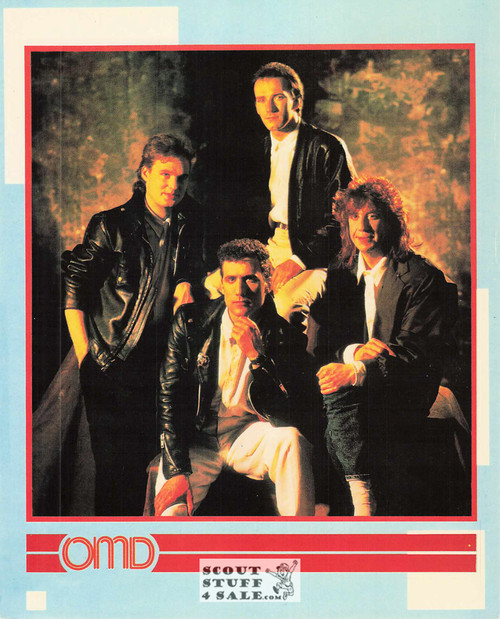 Orchestral Manouvers in the Dark 8x10" English Poster by Editions Nugeron #PA356