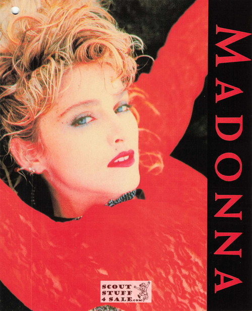 Madonna 8x10" English Poster by Editions Nugeron #PA392, hole punched in corner