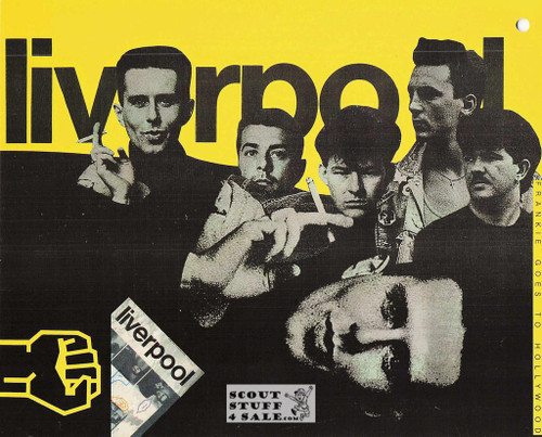 Frankie Goes to Hollywood 8x10" French Poster by Editions Nugeron #G35, hole punched in corner