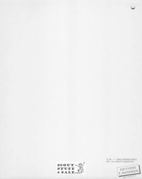Sylvester Stallone Cobra 8x10" French Poster by Editions Nugeron #G28, hole punched in corner