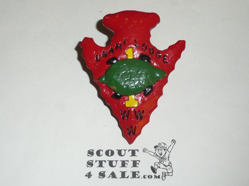 Order of the Arrow Lodge #1 Unami NEAL Neckerchief Slide