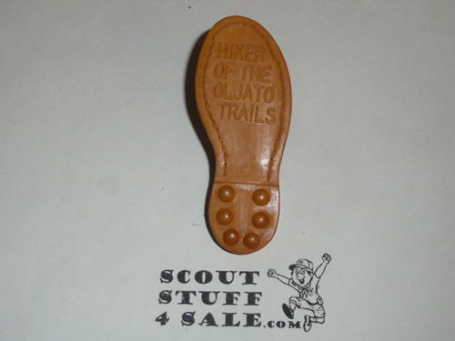 Hiker of the Oljato Trails Boot NEAL Neckerchief Slide, Camp Oljato #2