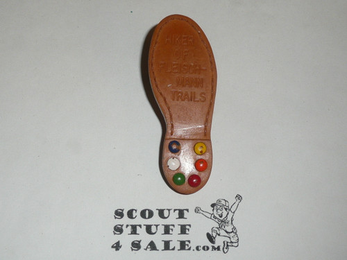 Hiker of Fleischmann Trails Boot NEAL Neckerchief Slide, Camp Fleischmann