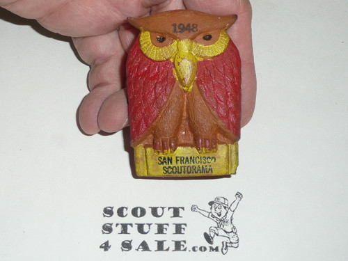 1948 San Francisco Area Council Scout-O-Rama Neckerchief Slide, by Torchy