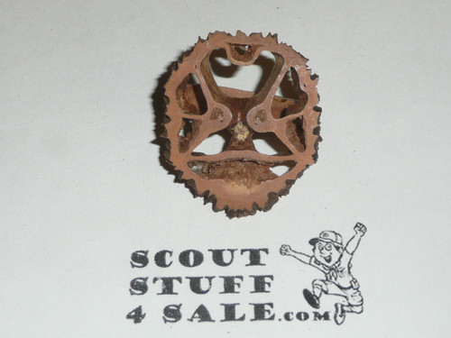 Artistic Wood Slice Neckerchief Slide