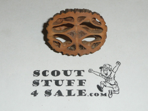 Artistic Wood Slice Neckerchief Slide #2