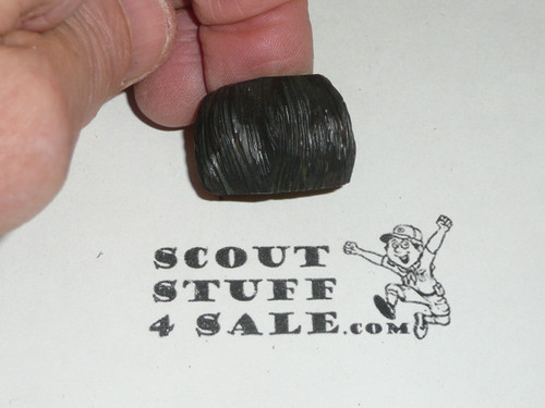 Round Wood Carved Neckerchief Slide #22