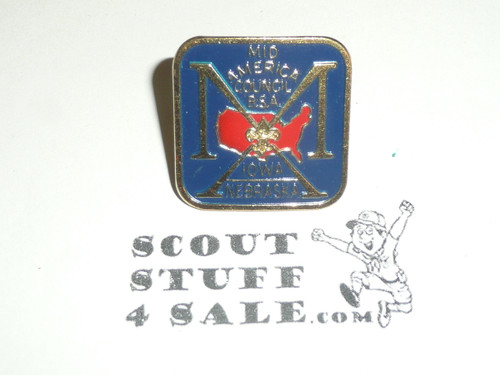 Mid America Council Metal Neckerchief Slide