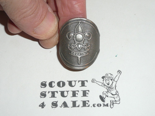 Non-BSA Foreign Boy Scout Stamped Metal Neckerchief Slide #2