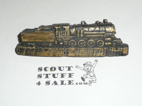 Train Plaster Neckerchief Slide