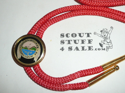 Order of the Arrow Lodge #542 Amad'ahi 1975 Conclave Bolo Tie - Scout