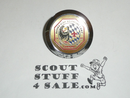 1989 Bayern High Adventure Camp Neckerchief Slide, Transatlantic Council