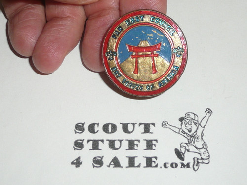 Far East Council Metal Neckerchief Slide