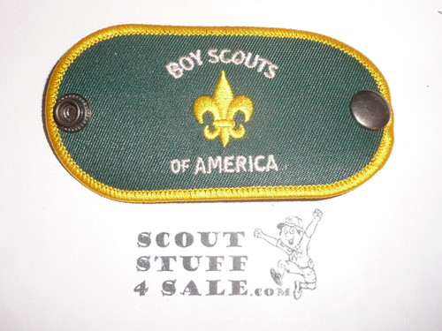 Boy Scouts of America Embroidered Neckerchief Slide, Green