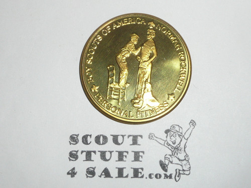 Utah National Parks Personal Fitness Norman Rockwell Coin / Token