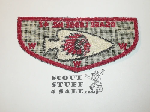 Order of the Arrow Lodge #42 Osage f1a First Flap Patch