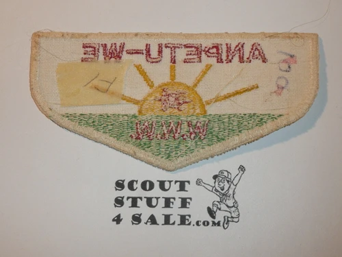 Order of the Arrow Lodge #100 Anpetu-We f1a First Flap Patch