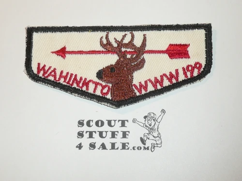 Order of the Arrow Lodge #199 Wahinkto f2 Flap Patch