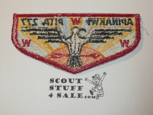 Order of the Arrow Lodge #277 Apinakwi Pita s1 Flap Patch