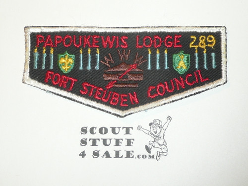 Order of the Arrow Lodge #289 Papoukewis f1 First Flap Patch