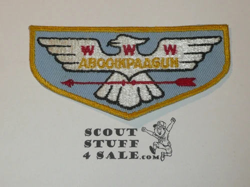 Order of the Arrow Lodge #399 Abooikpaagun f1a First Flap Patch - Boy Scout