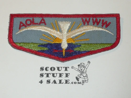 Order of the Arrow Lodge #410 Aola f1b First Flap Patch
