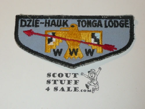 Order of the Arrow Lodge #429 Dzie-Hauk Tonga f1a First Flap Patch