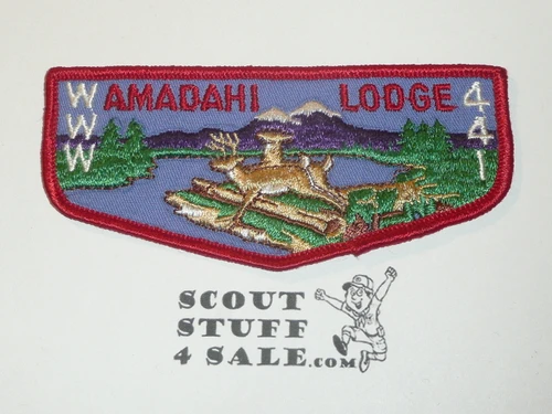 Order of the Arrow Lodge #441 Amadahi f3b Flap Patch