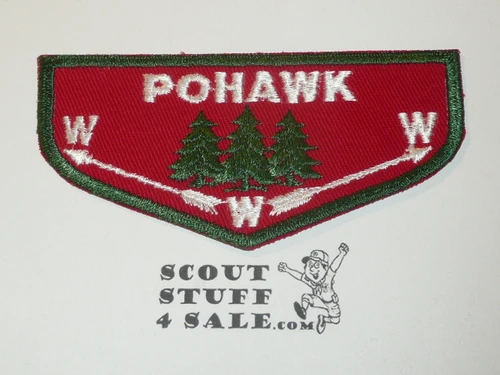 Order of the Arrow Lodge #445 Pohawk f1a First Flap Patch